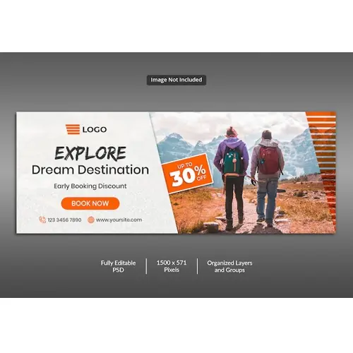 Travel Facebook Timeline Cover Template