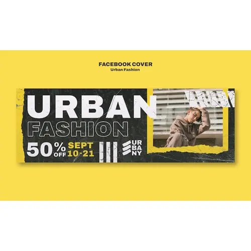 Urban fashion facebook cove rtemplate design