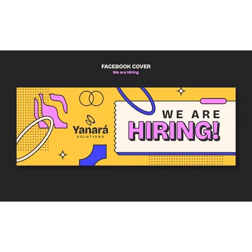 We are hiring facebook cover