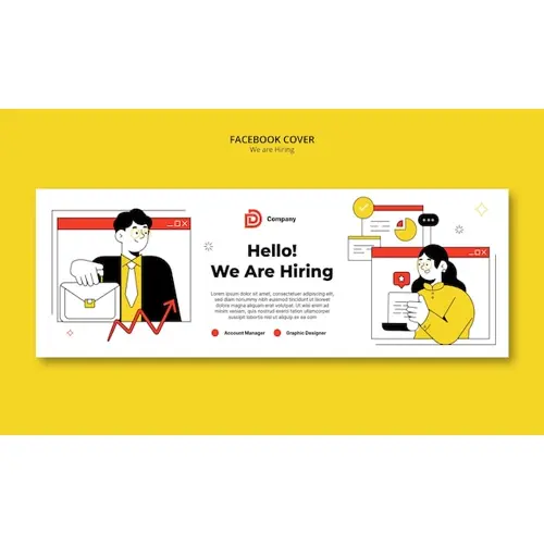 We are hiring facebook cover