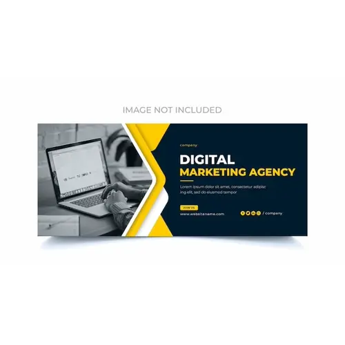Web banner design digital marketing facebook page cover photo