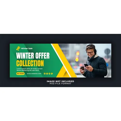 Winter offer Collection Facebook Cover design