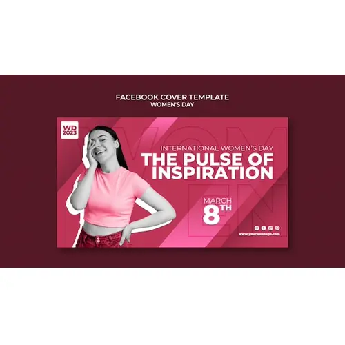 Women's day celebration facebook cover