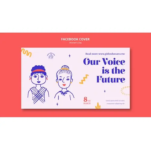 Women's day celebration facebook cover