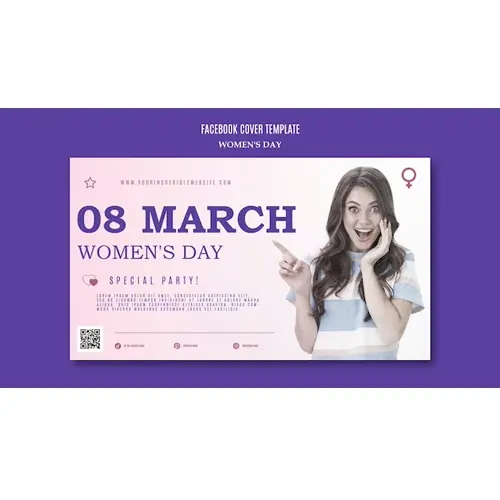 Women's day celebration facebook cover