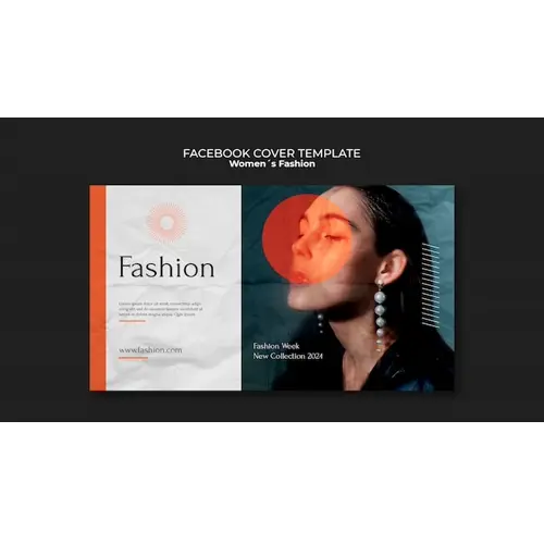 Women's fashion  facebook cover template