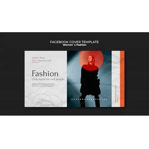 Women's fashion  facebook cover template