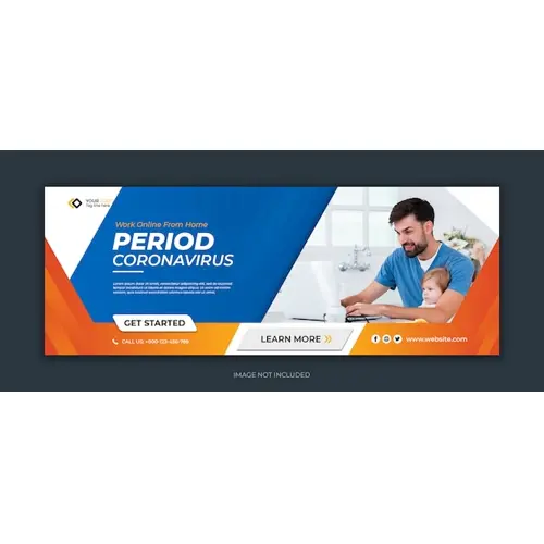 Work online facebook cover template