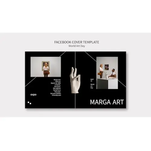 World art day celebration facebook cover