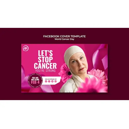 World cancer day awareness facebook cover
