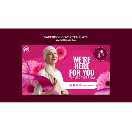 World cancer day awareness facebook cover