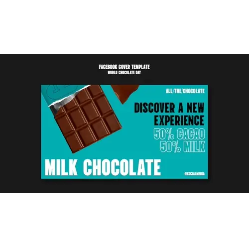 World chocolate day celebration facebook cover
