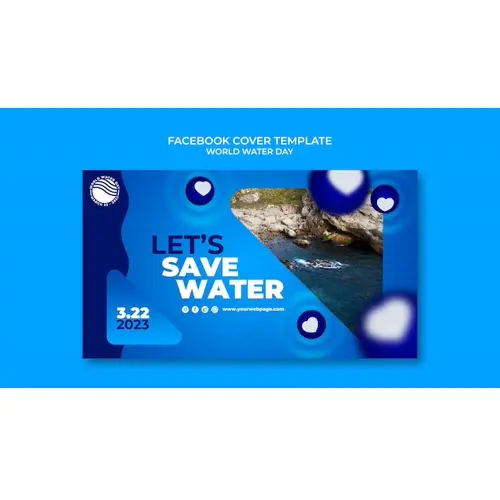 World water day facebook cover